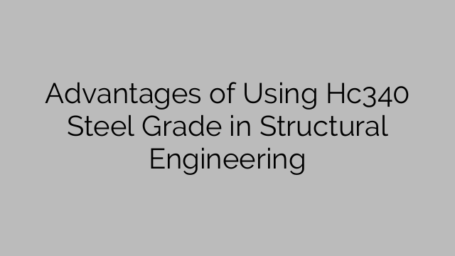 Advantages of Using Hc340 Steel Grade in Structural Engineering