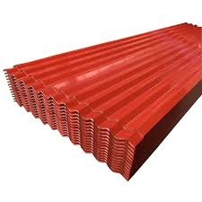 Red Corrugated Steel sheet